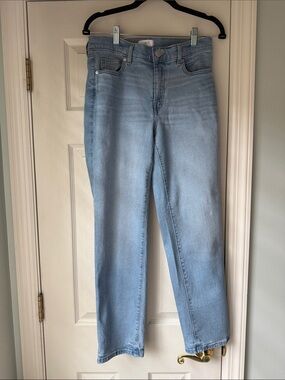 Loft Outlet Light Blue Straight-Leg Women’s Jeans - Size 4